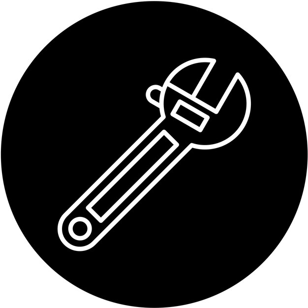 Estilo del icono de la llave de diseño vectorial