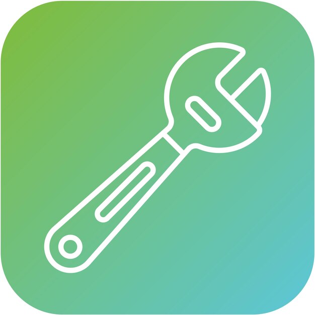 Estilo del icono de la llave de tubo