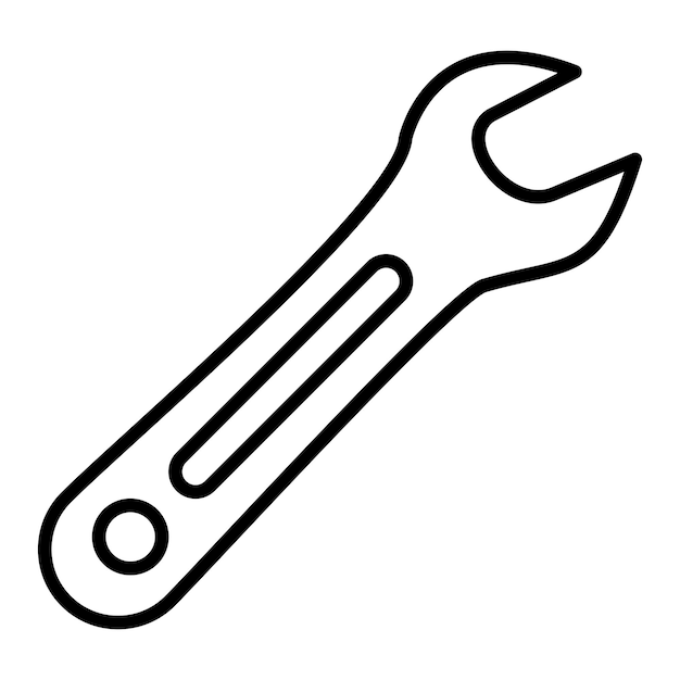 Vector estilo del icono de la llave