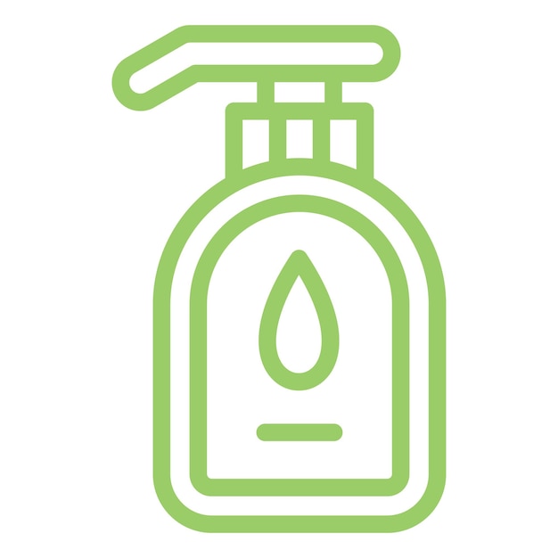 Estilo del icono de la loción de diseño vectorial