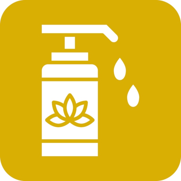Estilo del icono de la loción de diseño vectorial