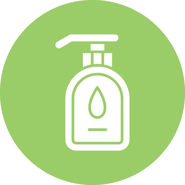 Estilo del icono de la loción de diseño vectorial