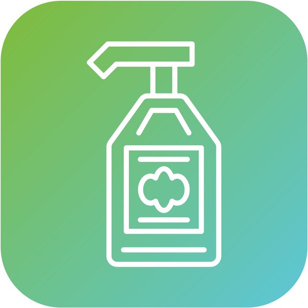 Estilo del icono de la loción de diseño vectorial
