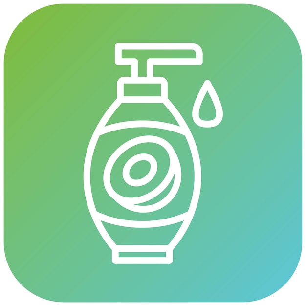 Estilo del icono de la loción de diseño vectorial