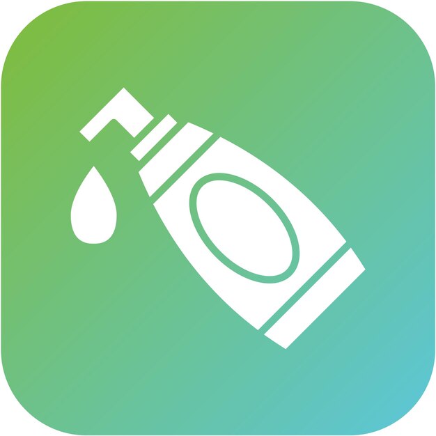 Estilo del icono de la loción de diseño vectorial