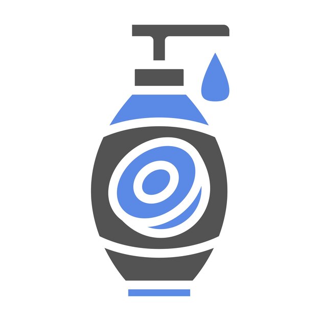 Estilo del icono de la loción de diseño vectorial