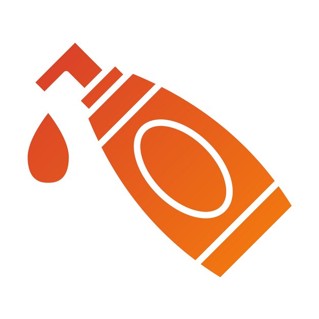 Estilo del icono de la loción de diseño vectorial