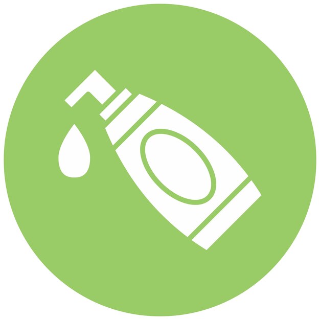 Estilo del icono de la loción de diseño vectorial