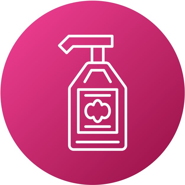 Estilo del icono de la loción de diseño vectorial