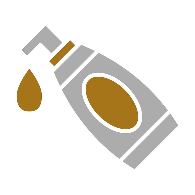 Estilo del icono de la loción de diseño vectorial