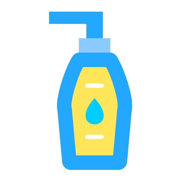 Estilo del icono de la loción de diseño vectorial