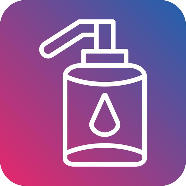 Estilo del icono de la loción