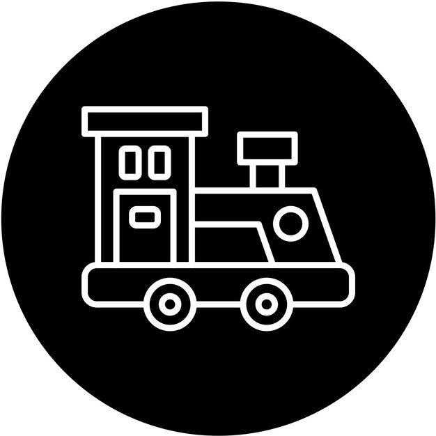 Estilo del icono de la locomotora