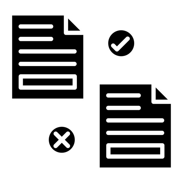 Estilo del icono de la longitud de la copia del diseño vectorial