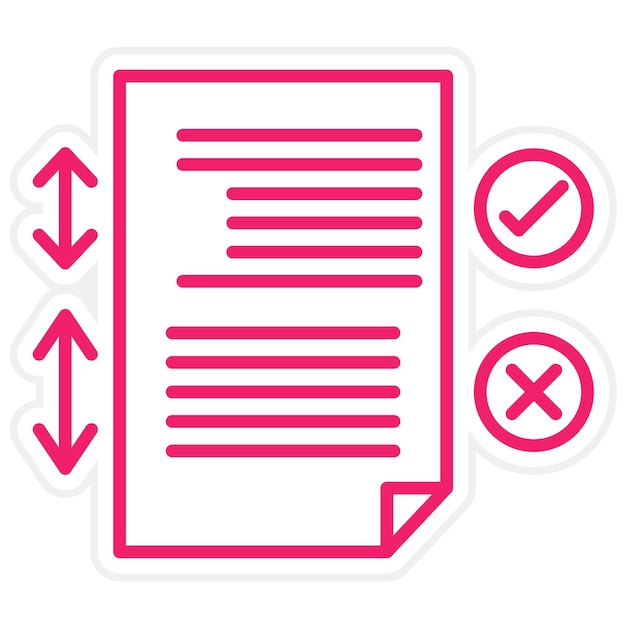 Estilo del icono de la longitud de la copia del diseño vectorial