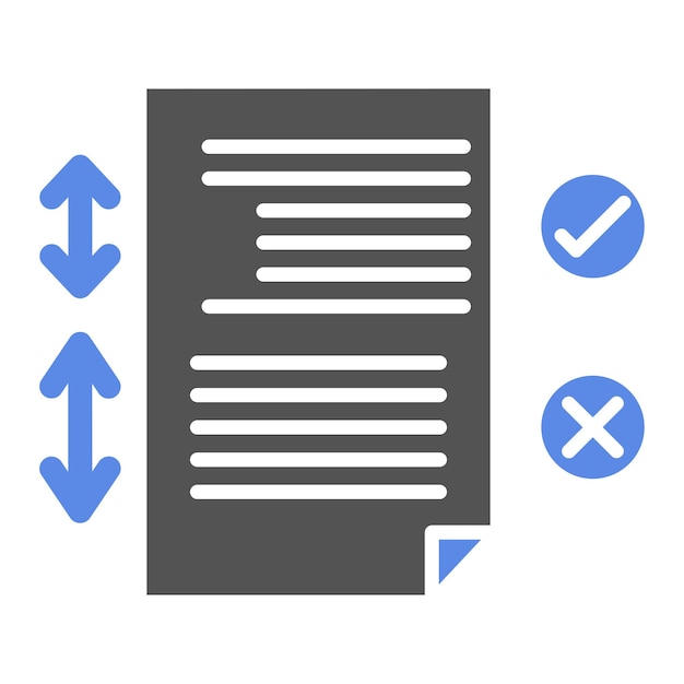 Estilo del icono de la longitud de la copia del diseño vectorial