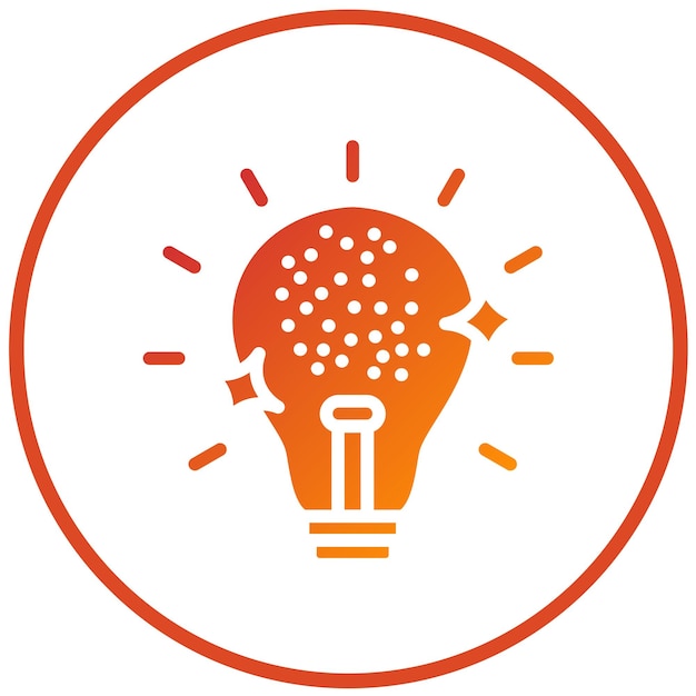 Estilo de icono luminoso de diseño vectorial