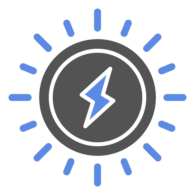 Estilo de icono de luz ambiental de diseño vectorial