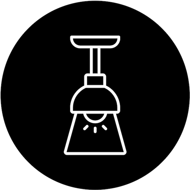 Estilo de icono de luz de diseño vectorial