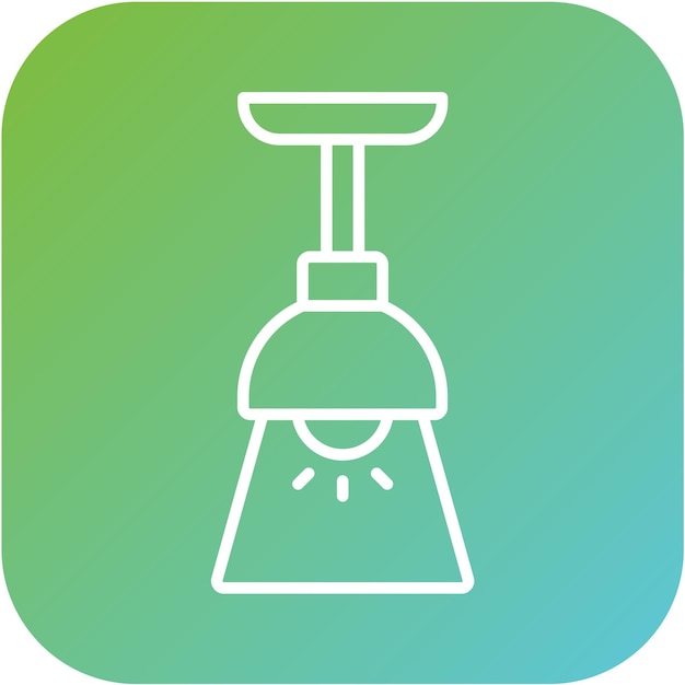 Estilo de icono de luz de diseño vectorial