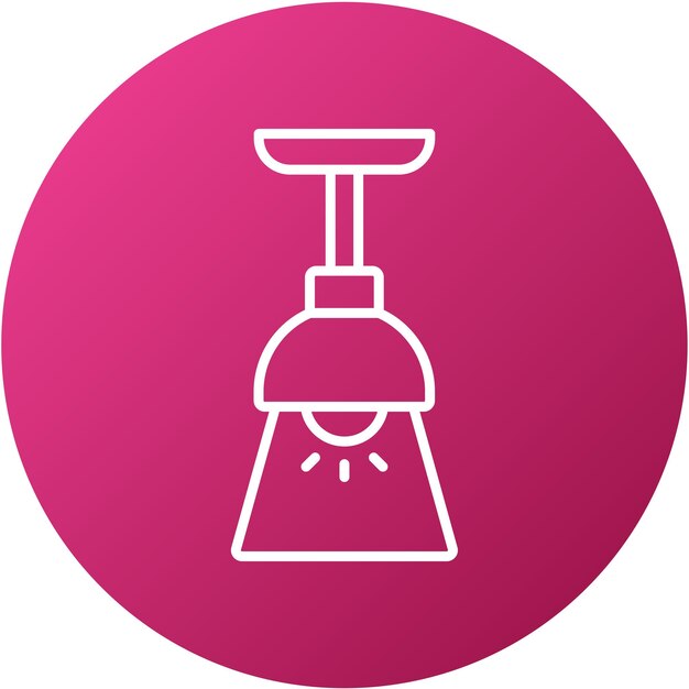 Estilo de icono de luz de diseño vectorial