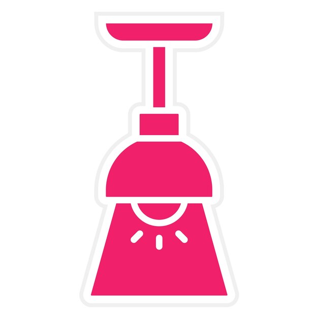 Estilo de icono de luz de diseño vectorial