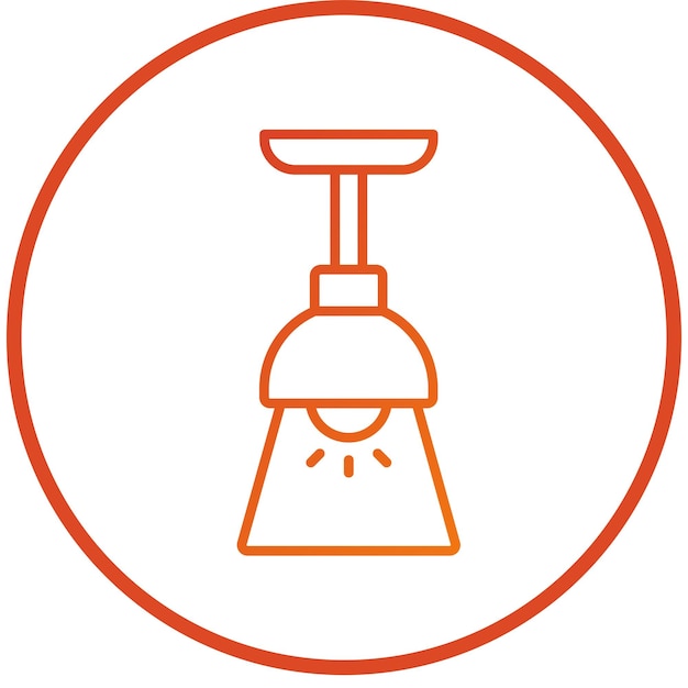 Estilo de icono de luz de diseño vectorial