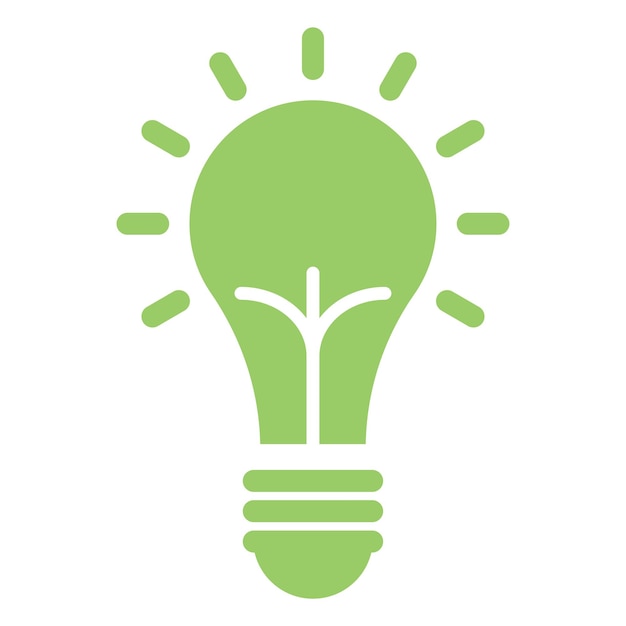 Estilo de icono de luz de diseño vectorial