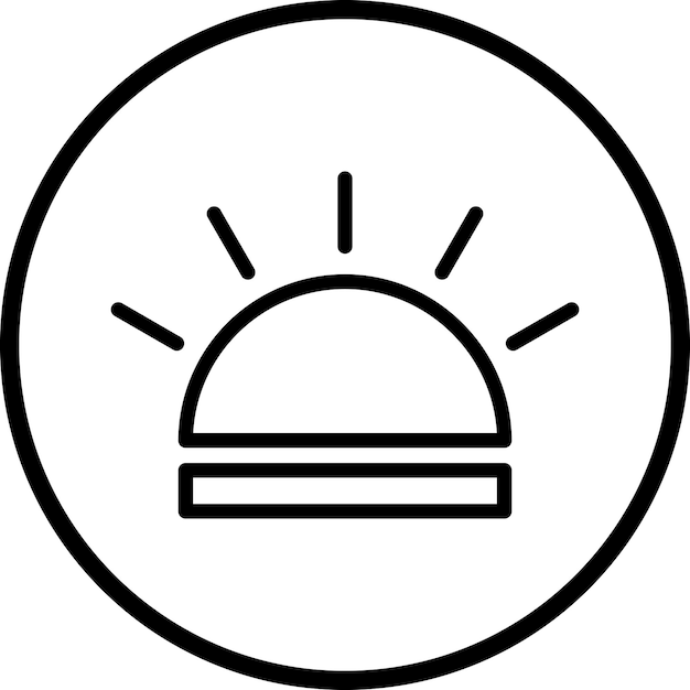 Estilo de icono de luz de fondo de diseño vectorial