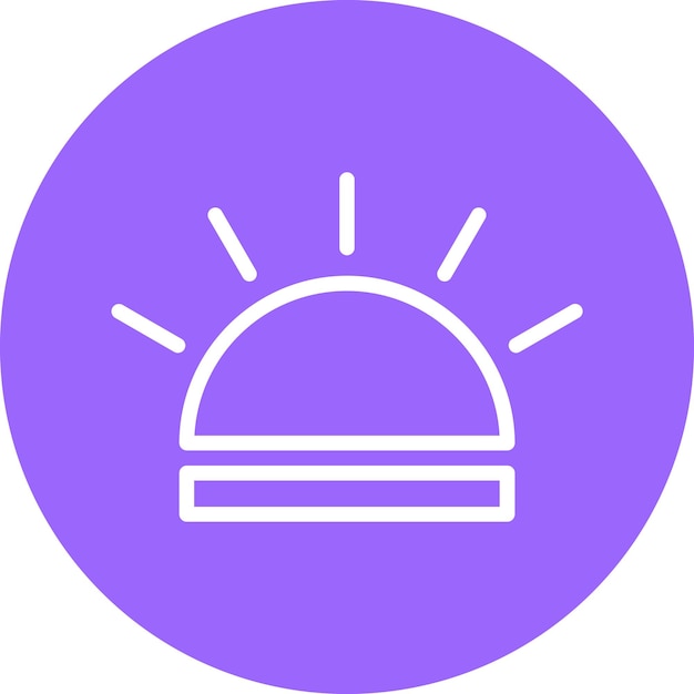 Estilo de icono de luz de fondo de diseño vectorial