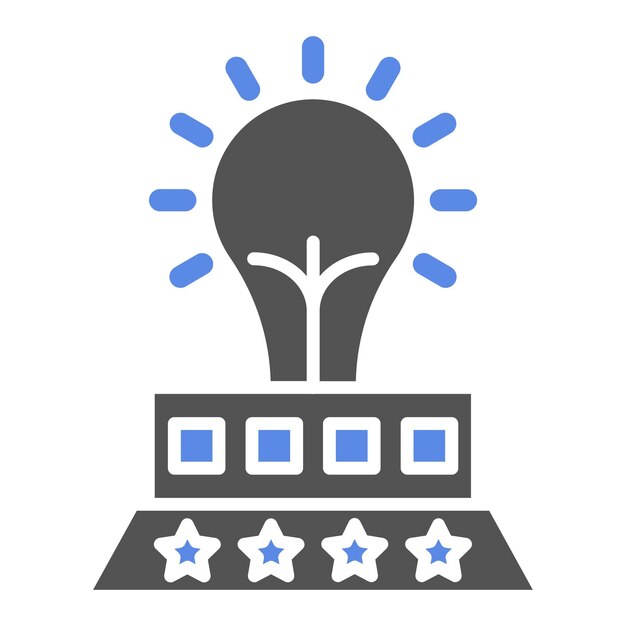 Estilo de icono de luz nocturna de diseño vectorial