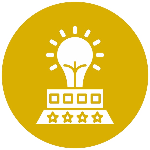 Estilo de icono de luz nocturna de diseño vectorial