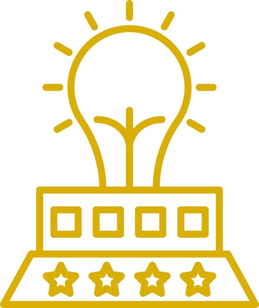 Estilo de icono de luz nocturna de diseño vectorial