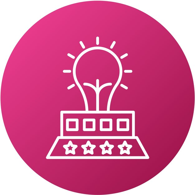 Estilo de icono de luz nocturna de diseño vectorial