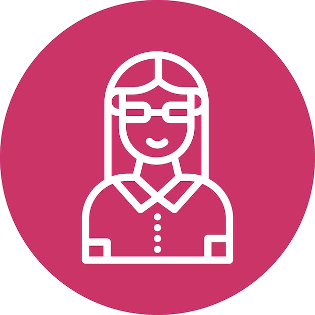 Estilo del icono del maestro de diseño vectorial