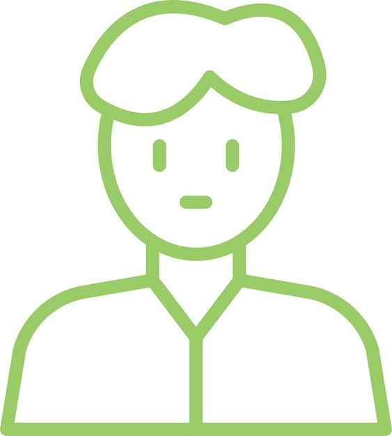 Estilo del icono del maestro de diseño vectorial