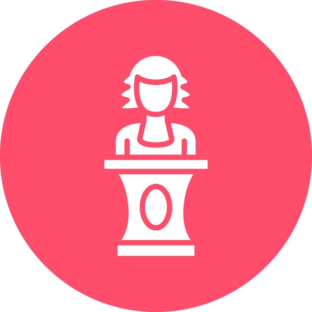 Estilo del icono del magistrado