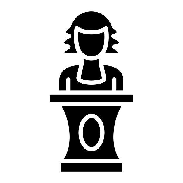 Estilo del icono del magistrado