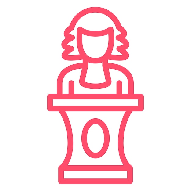 Estilo del icono del magistrado