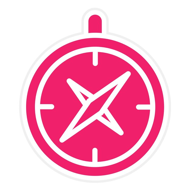 Estilo del icono del magnetómetro de diseño vectorial