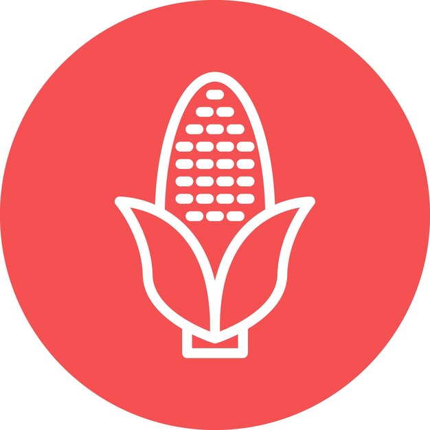 Estilo del icono de maíz