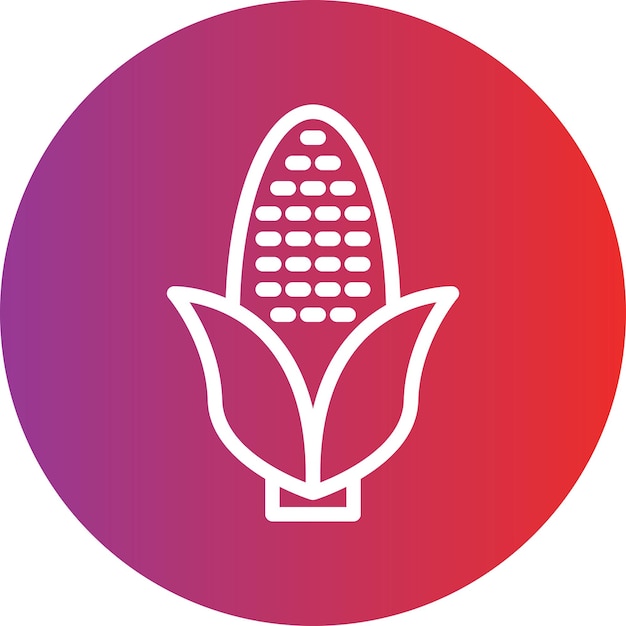 Estilo del icono de maíz