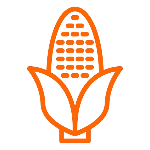 Estilo del icono de maíz