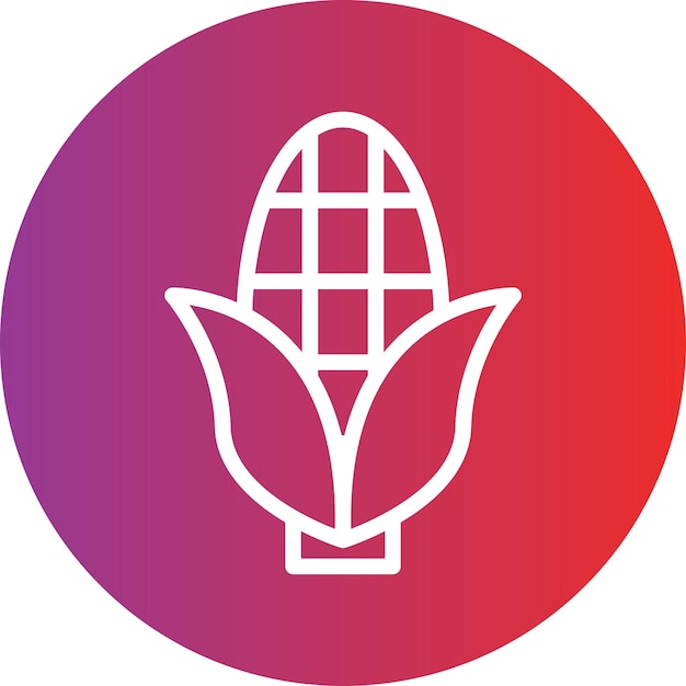 Estilo del icono de maíz