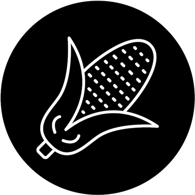 Estilo del icono de maíz