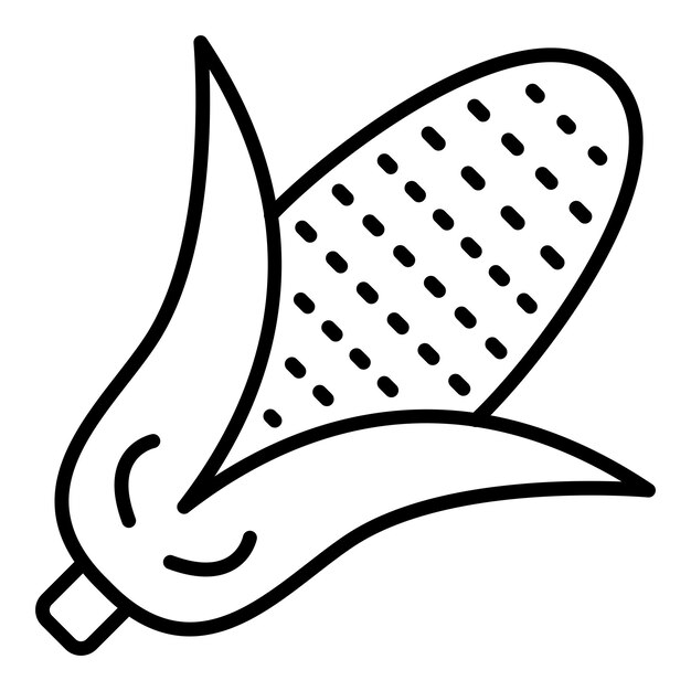 Estilo del icono de maíz