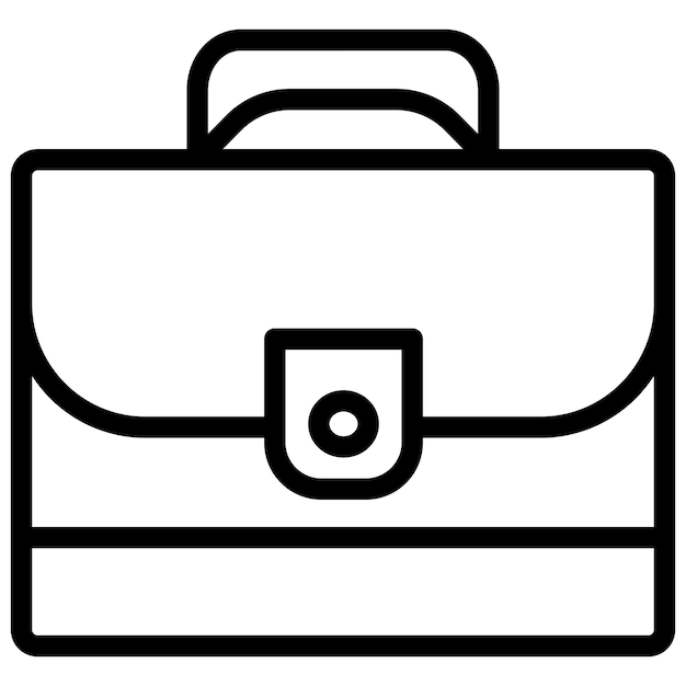 Estilo del icono del maletín