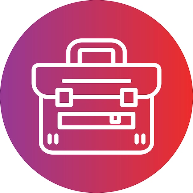 Estilo del icono del maletín