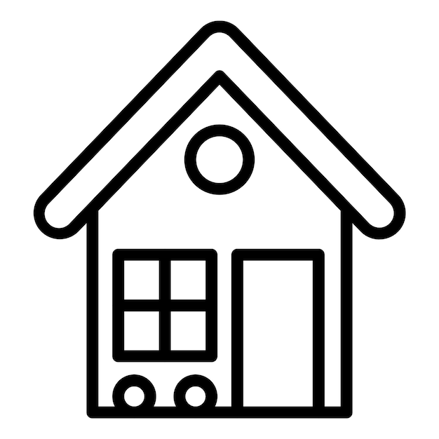 Estilo del icono de la manguera de diseño vectorial