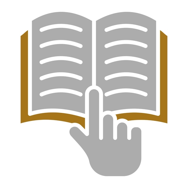 Estilo del icono de la mano de estudio